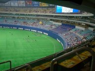 プライムツインからの眺め(阪神が練習中)